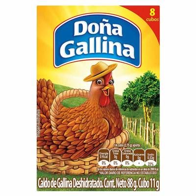 Caldo de gallina DOÑA GALLINA 8 cubos