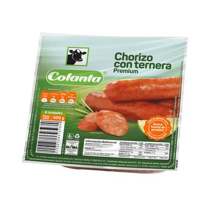 Chorizo COLANTA de ternera 500gr