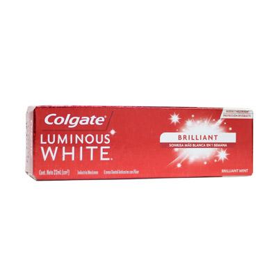 Crema dental COLGATE luminous white 22ml