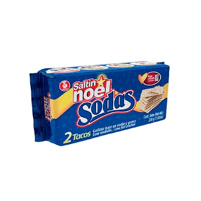 Galletas Saltín NOEL soda 2 tacos