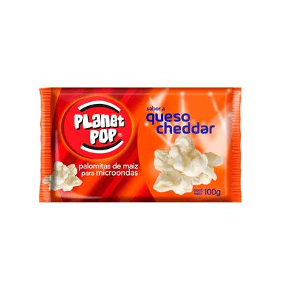 Palomitas queso cheddar PLANET POP microondas 100gr