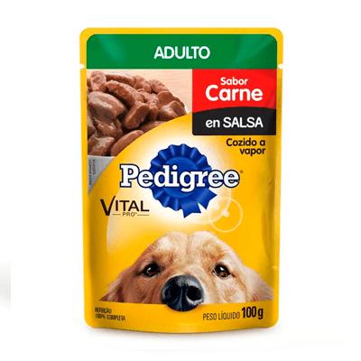 Pouch PEDIGREE adulto carne 100gr