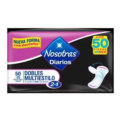 Protectores diarios multiestilo NOSOTRAS 25uni