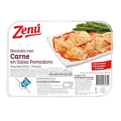 Ravioli de carne ZENÚ 320gr