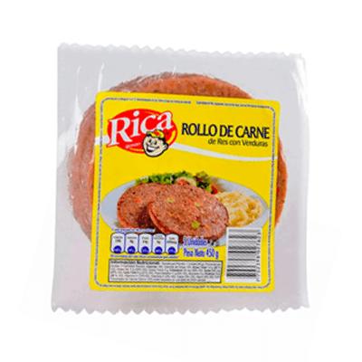 Rollo de carne con verduras RICA 450gr