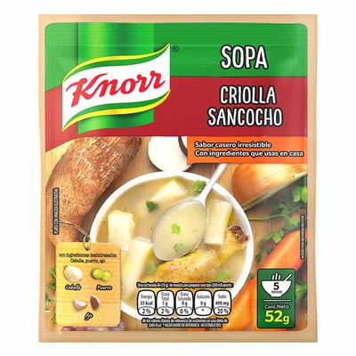 Sopa KNORR criolla sancocho 52gr