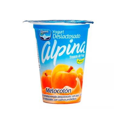 Yogurt ALPINA deslactosado melocotón 150gr