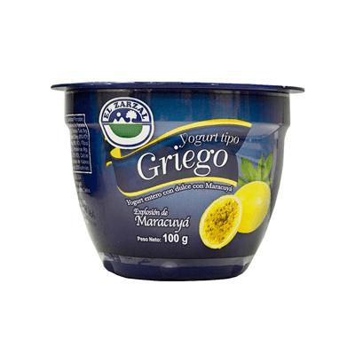 Yogurt griego EL ZARZAL maracuyá 100gr