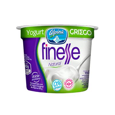 Yogurt griego finesse natural ALPINA 150gr