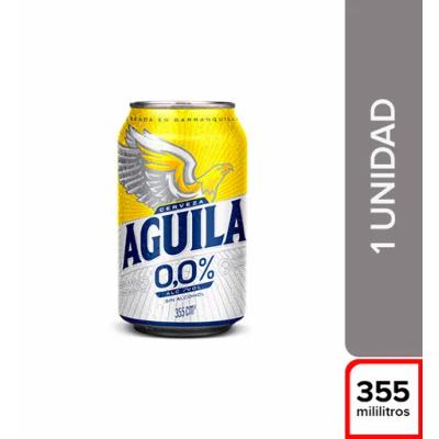 Cerveza ÁGUILA CERO lata 355ml