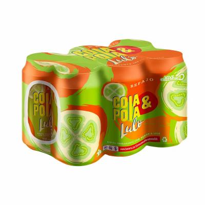 Bebida COLA Y POLA lulo lata sixpack 330ml