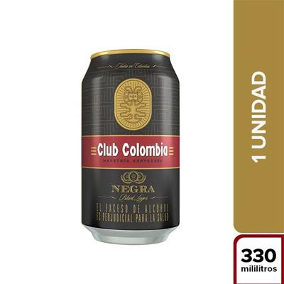 Cerveza CLUB COLOMBIA negra lata 330ml