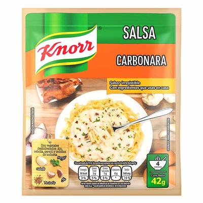 Base KNORR salsa carbonara 42gr