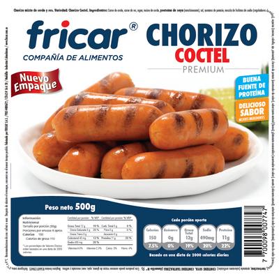 Chorizo FRICAR coctel 500gr