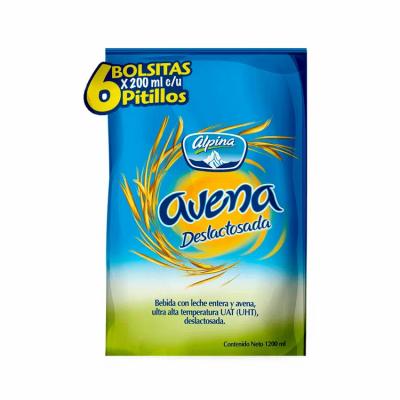 Avena ALPINA deslactosada sixpack 1200ml