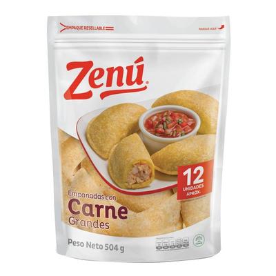 Empanadas ZENÚ Con Carne grandes 504gr