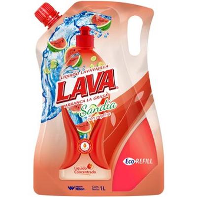 Lavavajilla LAVA líquido sandia 1000 ml