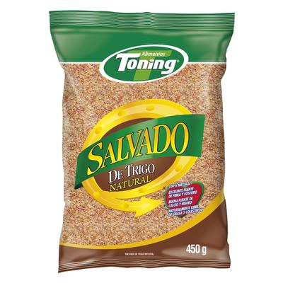 Salvado de Trigo natural TONING 450 gr