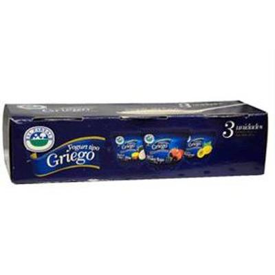 Yogurt griego EL ZARZAL 3uni surtido