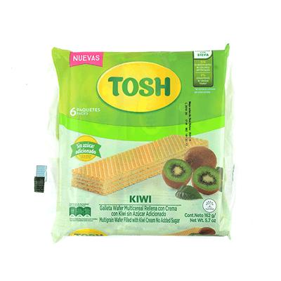 Galleta wafers de kiwi TOSH 6uni