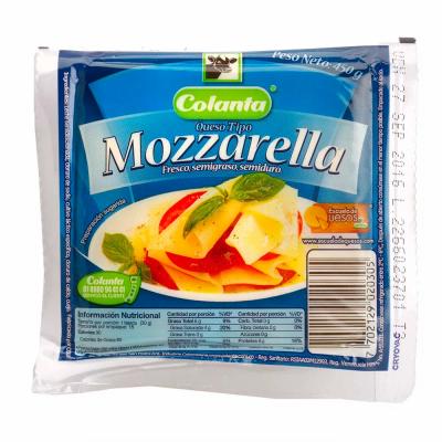 Queso COLANTA mozzarella Bloque 450gr