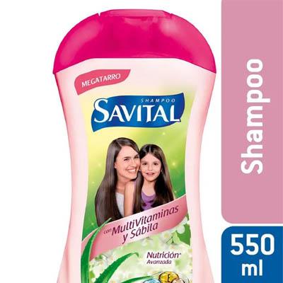 Shampoo SAVITAL multivitaminas 550ml