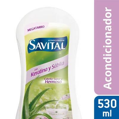 Acondicionador SAVITAL keratina y sábila 530ml