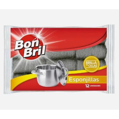 Esponja BOMBRIL brillo 12 uni