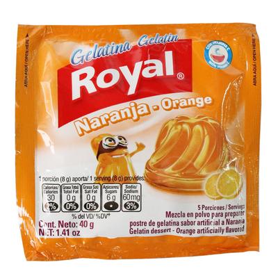 Gelatina ROYAL naranja 40gr