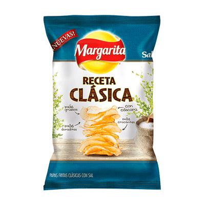 Papas receta clásica sal MARGARITA 120g