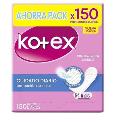 Protectores KOTEX diarios 150 unid