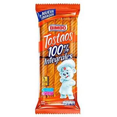 Tostaos BIMBO integrales 150g 10uni