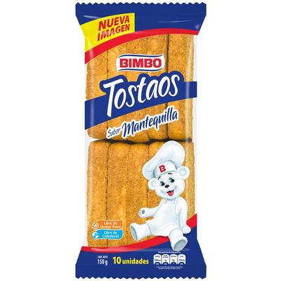 Tostaos BIMBO mantequilla 150g 10uni