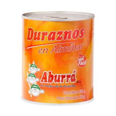 Duraznos en almibar Aburrá 820g