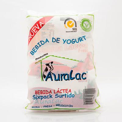 Yogurt AURALAC surtido sixpack 200g