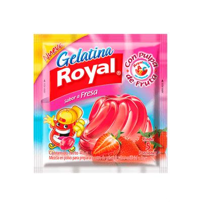 Gelatina ROYAL fresa 40g