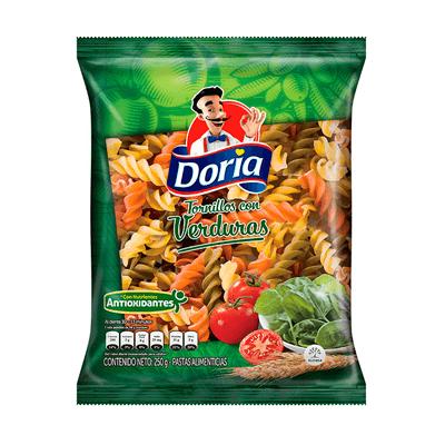 Pasta DORIA tornillos con verduras 250g