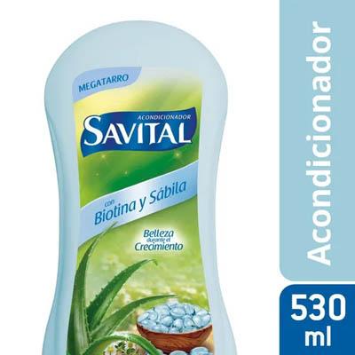 Acondicionador SAVITAL biotina y sábila 490ml