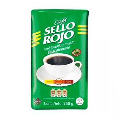 Café SELLO ROJO molido descafeinado 250g