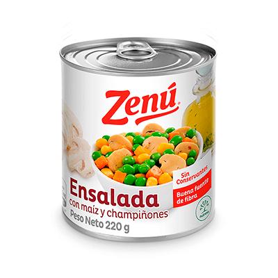 Ensalada con maíz y champiñones ZENÚ 220g