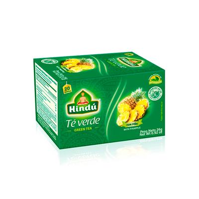 Té verde piña HINDÚ 20 sobres