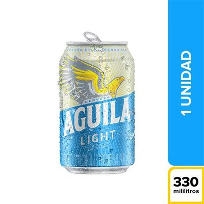 Cerveza ÁGUILA light lata 330ml