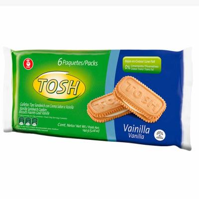 Galletas TOSH vainilla 144g 6uni