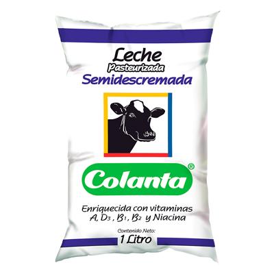 Leche COLANTA semidescremada 1000ml