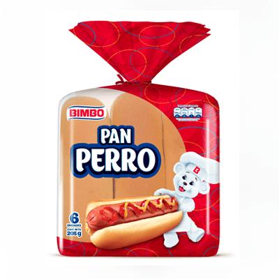 Pan BIMBO perro 205 gr 6uni