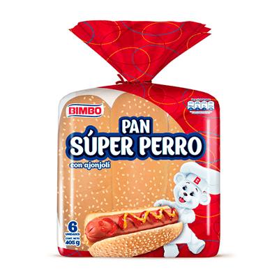 Pan BIMBO súper perro 405g 6uni