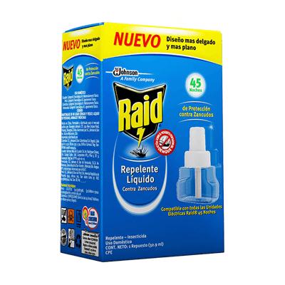 Raid repuesto líquido JOHNSON 32.9 ml 45 noches