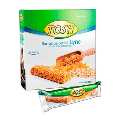 Barras de cereal lyne TOSH 6uni