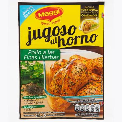 Jugoso al sarten MAGGI pollo a las finas hierbas 23.4g