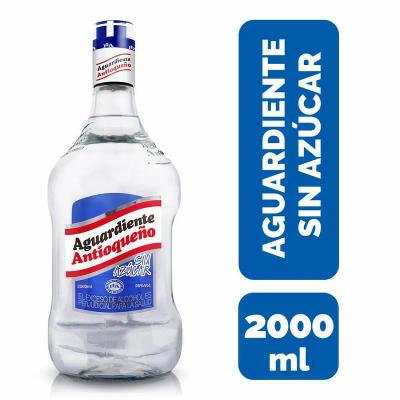 Aguardiente ANTIOQUEÑO sin azúcar 2000ml